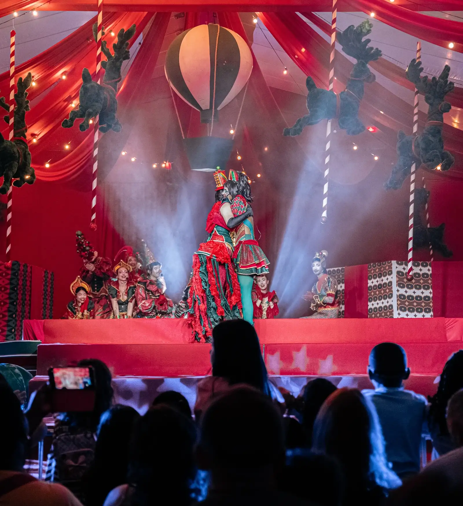 Sonho de Natal — o palco